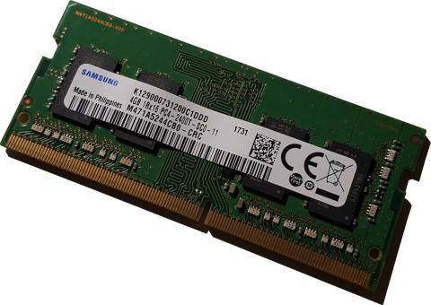 Samsung 4GB (1*4GB) 1RX16 PC4-2400T-S DDR4 2400MHZ SODIMM 