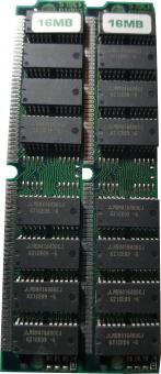 Mitsubishi 16MB FPM-RAM ohne Parity 72-pin PS/2 Memory 60ns 