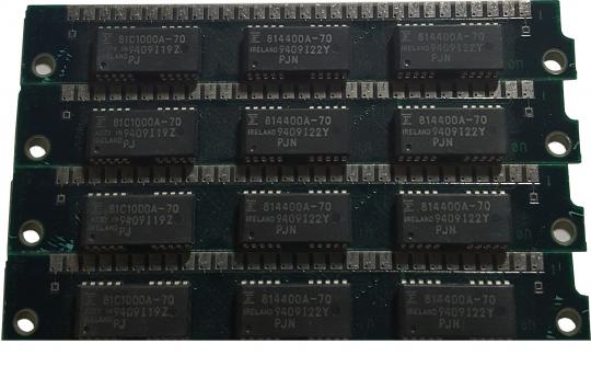 Fujitsu 814400A-70 1 MB Simm 30-pin 70 ns 3-Chip 