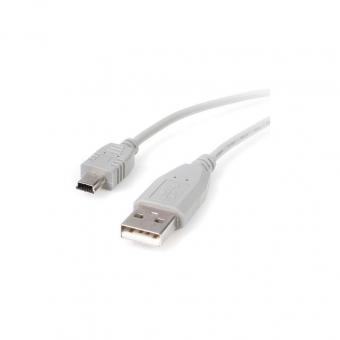 USB 2.0 Anschlusskabel, Typ A - mini B (5pin) St/St, 1.0m 