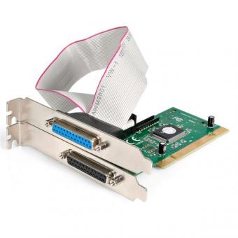 2 Port PCI Parallel Adapter Card 